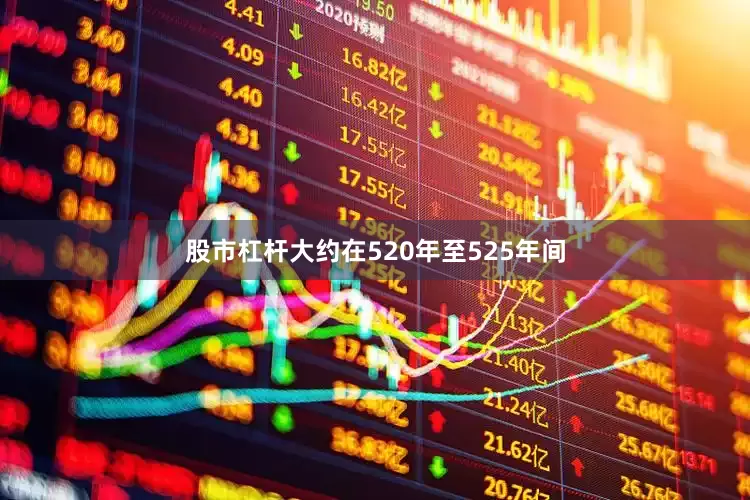 股市杠杆大约在520年至525年间