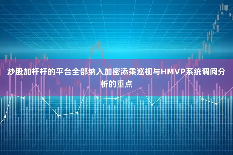 炒股加杆杆的平台全部纳入加密添乘巡视与HMVP系统调阅分析的重点
